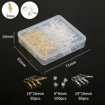 스테인레스 스틸 프렌치 귀걸이 걸쇠 후크 피팅 diy 보석 만들기 철 후크 이어 와이어 귀걸이 결과 골드 실버 쥬얼리