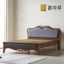 흙마루 흙침대 돌침대 황토숯볼 퀸 2인용 Q4001G, 황토볼 자수확장