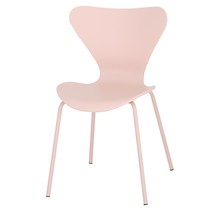 THEJOA 세븐체어 1+1 카페 플라스틱 디자인 인테리어 북유럽스타일 식탁 사출 예쁜 의자, 세븐체어-핑크 1+1