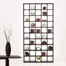 아트미니 40종택1 다기장 다완장 찻장 그릇장 주방장식장 다기 보관함, 10_60x10x24cm(10칸)