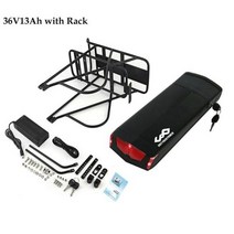 전기 자전거 배터리 Ebike 18650 21700LG, 36V13Ah with Rack, 한개옵션1