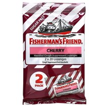 Fishermans Friend Menthol Cough Suppressant Lozenges Sugar Free Cherry 40 Lozenges