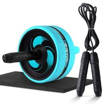 ab슬라이드 남자뱃살빼는 운동 코어 척추기립근 Rolleramp 점프 로프 소음 없음, 밧줄이 달린 녹색