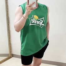 로니케이 스프라이트 메쉬 민소매 나시티셔츠 4color