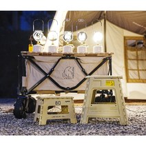 슬로워 SLOWER 감성캠핑 접이식 낚시 의자 폴딩 키즈스텝 발판 받침대 휴대용 경량, 올리브 OLIVE