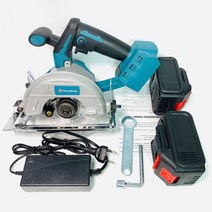 일제엔진톱 홈쇼핑 전기톱 핸드형 소형 전기 톱 Optimal product lithium electric brushless circular saw, 03 2 battery_03 UK