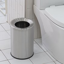 패블러스 돔 스텐레스 화장실 쓰레기통 10리터