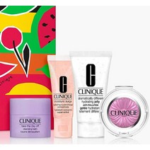 Clìque Fall Favorites 4피스 키트 선물 세트 치크 팝 팬지 테이크 더 데이 오프 클렌징 밤 모이스처 서지 하이드레이팅 슈퍼차지 드라마틱하게 다양한 하이드레이팅