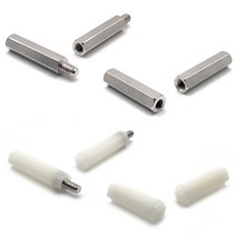 지지대 볼트 너트 모니터암 PCB 기판 서포터 연결 관통 브라켓 배사연장볼트 육각스페이서, 1. 지지대볼트(황동), M3, 25mm