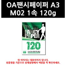 (9811790) OA팬시페이퍼 A3 M02 1속 120g