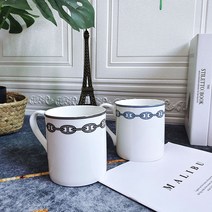 에르스타일 명품그릇 접시 플레이트 찻잔 소서 머그컵, NO8