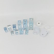 우드 블라인드 롤스크린 설치 고정 클립 브라켓 부품 부속, R-1 크리스탈손잡이세트(1set)