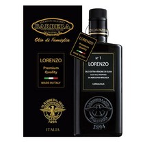 비엔트레이드 [바르베라]로렌조1 유기농 올리브 오일 EXOO 500ml, 색상:단품없음