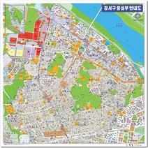 [지번]서울시 강서구 중심 안내도 150cm x 132cm SE, 1.종이코팅