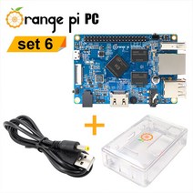 오렌지 파이 PC 전원 케이블 케이스 싱글 보드 컴퓨터 1GB Allwinner H3 런 안드로이드 4.4 우분투 데비안 개발