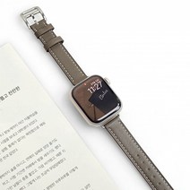 엔터콘 애플워치 8 7 SE 2 6 5 호환 초 슬림 가죽 스트랩 아뜰라주 프리미엄 싱글투어, 49 45 44 42mm_브라운