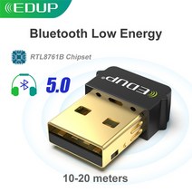 edup 100m 장거리 usb 블루투스 5.0 어댑터 높은 이득 pcamp 데스크탑 노트북 블루투스 동글 edr 무선 수신기 전송, 협력사, 미니 bt5.0