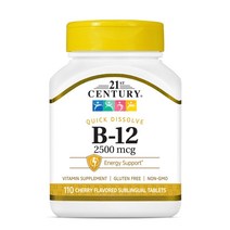 21st Century B-12 2500mcg 110정