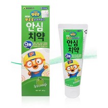뽀로로 안심 치약 80g /사과향 무불소, 5개