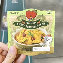 피코크 BT21 크랜베리단호박샐러드 110g x 2개, 아이스박스포장