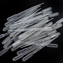 일회용 플라스틱 스포이드 3ml 5ml 100개 대량 계량 스푼 배합 실험용 벌브포함, 선택1: 3ml