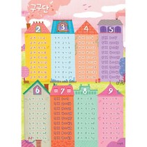 시멘토 학습벽보 학습앱 구구단편 (2~9단)