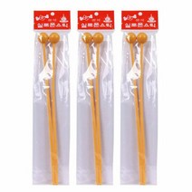 삼익악기 교재용 실로폰 채 SS-100 2p x 3개입, 색상:실로폰 채 SS-100 2p x 3개입