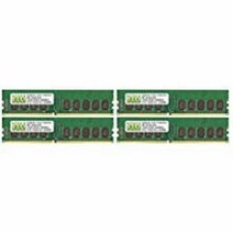 NEMIX RAM 64GB (4x16GB) DDR4-2400MHz PC4-19200 ECC UDIMM 2Rx8 1.2V 언버퍼드 서버 메모리