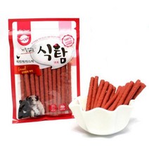 편식극복용 강아지져키 닭고기간식 활력충전 사료토핑 유기견 체력보강 초보견주 강쥐, 1개