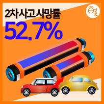 [헐샵] 2차 사고 방지 충전식 LED 경광등 36cm 비상등 USB 안전 경광봉 추돌방지, 1개