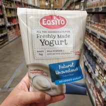 [easiyo] 이지요 만들어 먹는 요구르트 파우더-내츄럴 언스윗턴드 무설탕 140g 분말, 1개, 1개