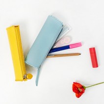 가죽 필통 물방울 만들기 DIY 키트, 머스타드