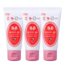 비앤비 보령메디앙스 베이비 오랄크린 겔타입 딸기향 치약, 60g, 3개