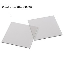 50x50x1.1mm10 옴/sq 25/50pcs Lab 투명 전도성 유리 인듐 주석 산화물 ITO 코팅, [02] 50pcs