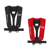 다이와 낚시조끼 DF-9100 블랙 자동팽창식 라이프가드, DF9200레드(108020)