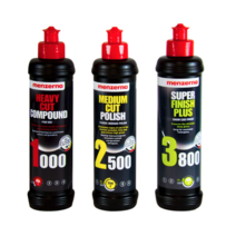 멘제르나 1000 헤비컷 2500 미디엄컷 폴리쉬 3800 슈퍼 피니쉬 250 ml 세트