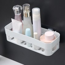 욕실젠다이 젠다이 badkamer plank Organisator wc lijm 샴푸 젤 opslag mand decoratie badkamer hoek 욕실선반 24, 정사각형 흰색