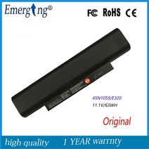 레노버배터리 11.1v 5130mah 원래 새로운 고품질 노트북 배터리 lenovo e120 e125 e130 e135 e320 e325 e330 l330 45n1059 호환, 없음