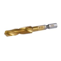 일음쇼핑^^*m이엑스파워-전동공구용 탭드릴 EDT-03 M3x0.5mm (1EA) 철알류미늄가공 악세사리 산업용품 탭핑 공구용 드릴링 액세서리 TIN코팅 육각타입일medi^*^, ab*^^선택없는