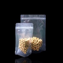 【PET 투명 지퍼스탠드 지퍼봉투 15X22cm 100P】 스탠딩파우치 스펙플러 EA, 15cmX22cm, 본상품선택