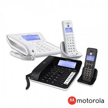 모토로라 유무선 전화기 C7201A 블랙화이트발신자표시녹음통화녹취자동응답기능 179399, 블랙