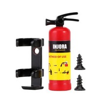 INJORA118 124 RC 크롤러 자동차 TRX4M SCX24 FCX24 Enduro24 용 연료 탱크 쇼블 오일 드럼 성형 장식, Fire Extinguisher