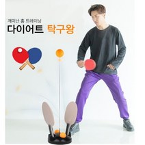 셀프 탁구놀이 1인용 2인용 탁구연습기 실내운동 홈트레이닝 다이어트