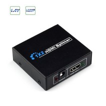 AIXXCO-4k HDMI 분배기 풀 HD 1080p 비디오 스위치 스위처 1X2 1X4 Split 1 in 2 Out HDTV dvd용, 01 1 x 2, 03 UK Power Adapter, 01 1 x 2_03 UK Power Adapter