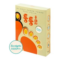 닥터블리 퉁퉁 풋패치 발바닥패치 독소 다리붓기 수액시트 노폐물 발패치 1박스, 유칼립투스, 1개