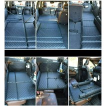 SUV 자동차 매트리스 차박 매트 여행용 차량 실내 평탄화 침대 용품 카 베드 평판 시트, suv스탠다드모델-레더블랙