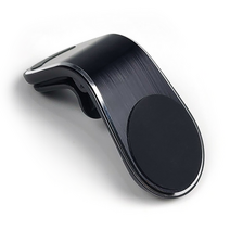 차량용 송풍구형 자석 휴대폰 거치대 CH-07, 1개, 블랙