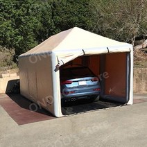 자동차 캐노피천막 개인차고 세차 몽골쉘터천막주차 천막쉘터 차광막 방수 방진 여름 햇빛차단 PVC 차광텐트, A.천막형
