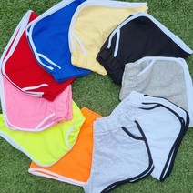 [당일발송/국내제작] 돌핀 랍빠 트레이닝 배색3부 반바지 트레이닝 숏팬츠
