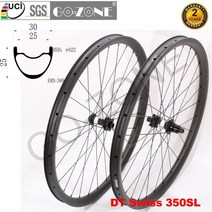 카본 MTB 휠셋 29 UCI 품질 DT 스위스 350SL 30x25mm 산악 자전거 바퀴 스루 액슬/퀵 릴리스/부스트 29er MTB 휠, Sram XD_Center Lock | Boost15x